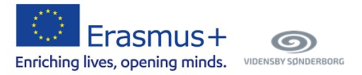 Erasmus+ og Vidensby logo
